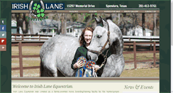 Desktop Screenshot of irishlaneequestrian.com