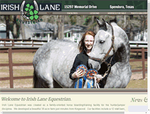 Tablet Screenshot of irishlaneequestrian.com